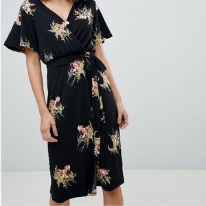 ASOS Warehouse Tropical Floral Dress